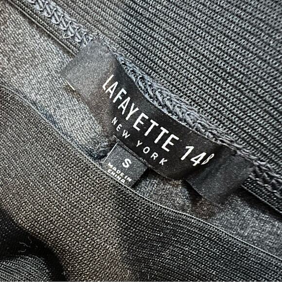 Lafayette 148 Elastic Waist Pull On Charcoal Legging size S - Picture 3 of 8